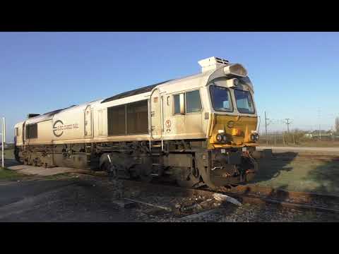 (HD) Euro Cargo Rail Class 66 & 77s in Northern France - 14/4/15