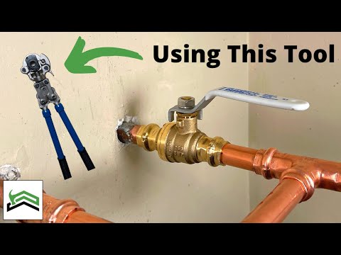 How To Install a Main Water Shutoff | NIBCO Press Fittings
