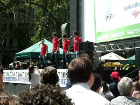 Broadway in Bryant Park 8/4/2011- Jersey Boys (Medley)