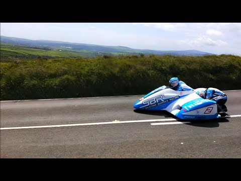 TT 2019 sidecar race 1 from the Creg Ny Baa | Isle Of Man TT