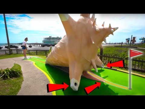 Awesome ONE OF A KIND Old School Mini Golf Course | Hole In One!