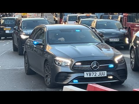 *Counter Terrorism* Metropolitan Police Counter Terrorism  Convoy caught responding around London!