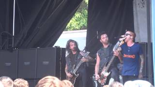 Memphis May Fire &quot;Jezebel&quot; Live @ Vans Warped Tour 2013 Cleveland OH 7- 18- 2013