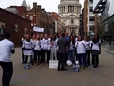 'Yours' by the National Health Singers - Flashmob Live Performance at Millenium Bridge