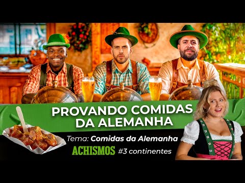 PROVANDO E DANDO NOTAS PRA COMIDAS DA ALEMANHA | #3CONTINENTES #66