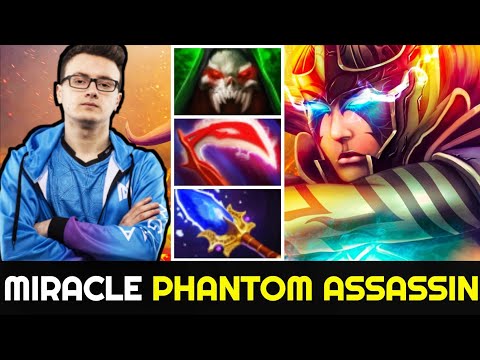 MIRACLE Phantom Assassin - Real Monster Carry Scepter Build 7.25 Dota 2