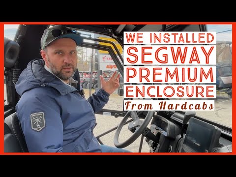 We Installed a premium enclosure from Hardcabs on Segway UT10 Fugleman #segway #utv