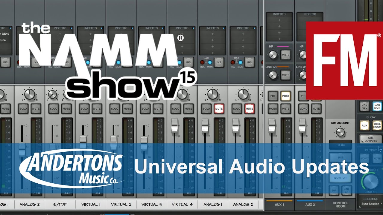 NAMM 2015 - Universal Audio Updates - YouTube