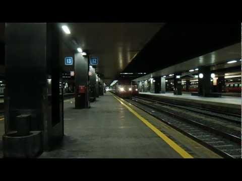 E656.254 in partenza sull' ICN 1955 Roma Termini - Siracusa/Palermo Centrale