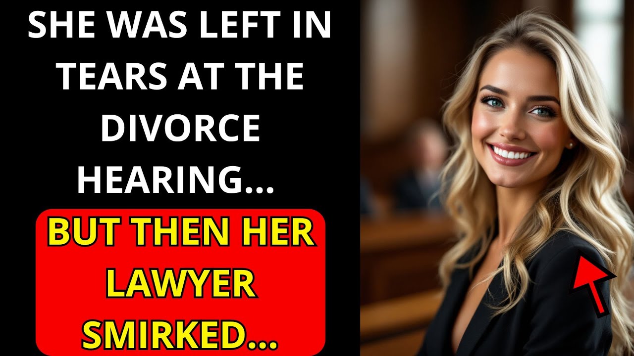 She Was Left in Tears at the Divorce Hearing... But Then Her Lawyer Smirked     ...