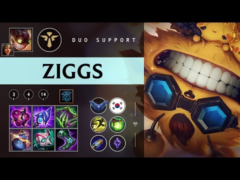 Ziggs Support vs Blitzcrank - KR Diamond Patch 26.01
