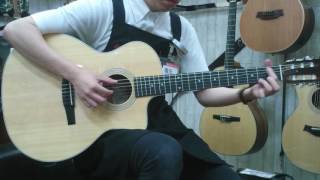 Video thumbnail for Taylor / 214ce-Nylon Natural S/N:2102236239 【イシバシ楽器新宿店】 by 1484tv イシバシ楽器公式