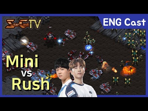 [ENG] Mini vs Rush on Match Point (PvT , Bo3) Part3 - Starcraft Remastered (StarCastTV English)