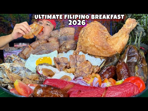 First ULtimate Filipino Breakfast Overload Mukbang 2026 (Danggit,Tuyo,Dried Squid,Longganisa atbp.)