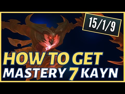 Perfecting My Kayn Gameplay to Show You How to Get Mastery 7! - League of Legends
