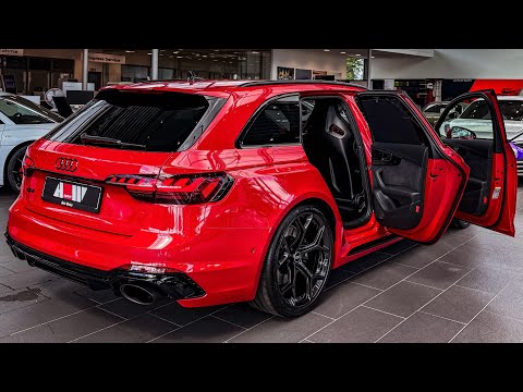 NEW 2024 Audi RS4 COMPETITION - Sound, interior and exterior details