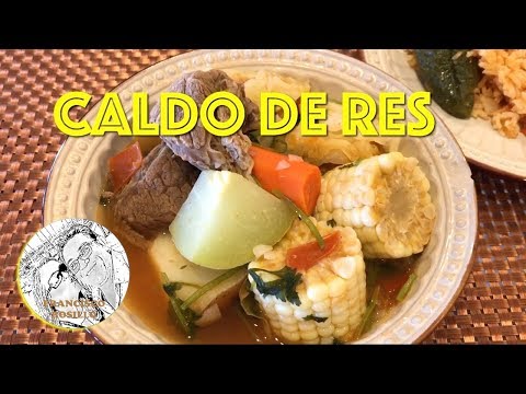 Caldo de Res - Cómo hacer Caldo de Res - Receta de Caldo de Res