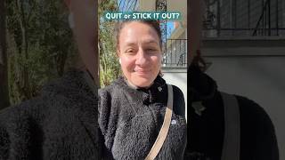 Quit or Stick It Out? Knowing the Difference @AndreaBaillo