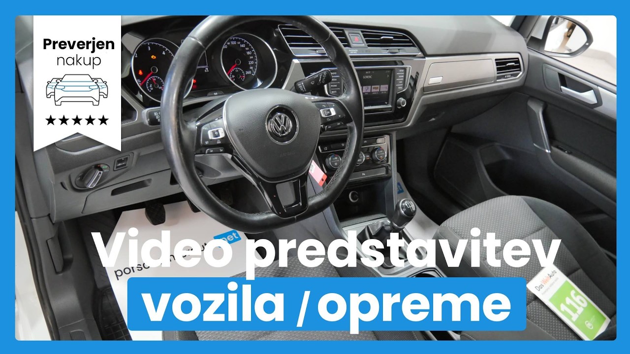 Volkswagen Touran 1.6 TDI BMT Comfortline - SLOVENSKO VOZILO