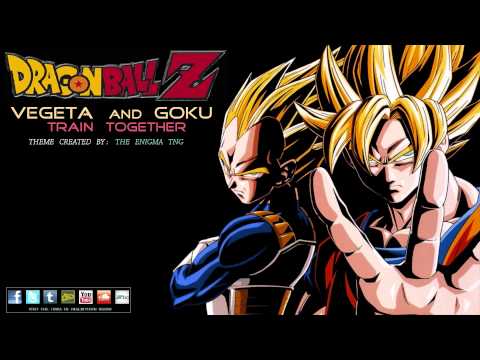 Dragon Ball Z - Vegeta and Goku Train Together (The Enigma TNG)