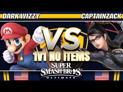 Dark Wizzy (Mario) vs CaptainZack (Bayonetta) - SSBU Demo - TBH8
