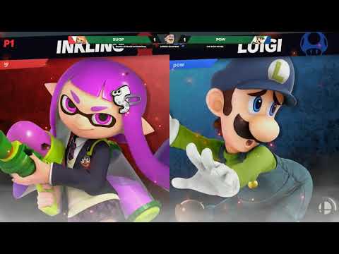 SSBU Invitational: Suop (Inkling) vs. Pow (Luigi) - SSBU Singles Losers Quarters