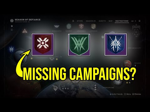 Missing Legacy Campaigns? Do THIS! | #Destiny2
