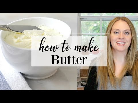 How to Make Butter from Scratch at Home with a Mixer