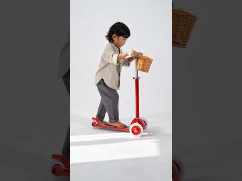 Banwood Romobil Trotinet - Beige + Pletena korpica – prikaz proizvoda