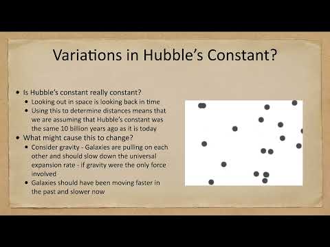 Lesson 26 - Lecture 3 - The Expanding Universe - OpenStax Astronomy 2023