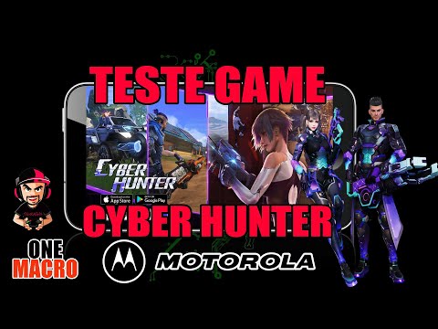 Saiu o Teste do Game Cyber Hunter Mobile Motorola One Macro