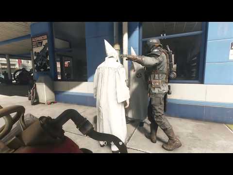 Wolfenstein® II: The New Colossus™ KKK Friendly With The Nazi? PS4