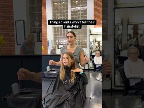 Things clients won’t tell their hairstylist #hairsalon #relatable #haircut #haircolor