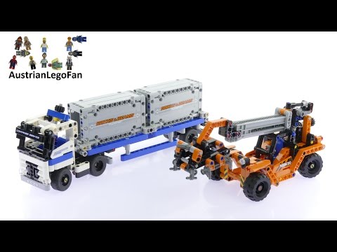 Vidéo LEGO Technic 42062 : Le transport du conteneur