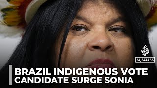 Indigenous candidates surge in Brazil as Sonia Guajajara runs for Congress