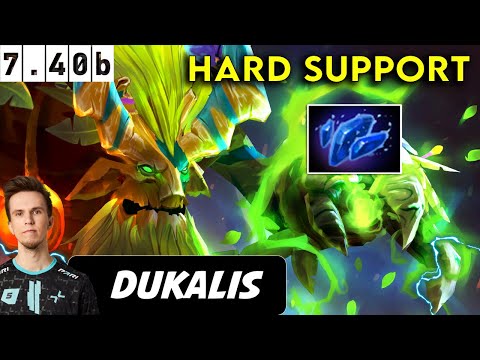 Dukalis Treant Protector Hard Support - Dota 2 Patch 7.40b Pro Player Gameplay