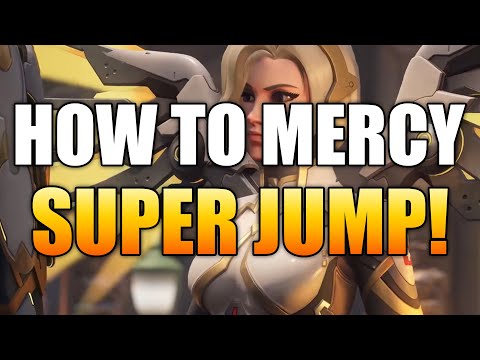 How to MERCY SUPER JUMP ( Overwatch Tutorial )