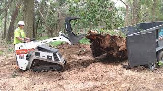 MT85 vs 4000lb Stump