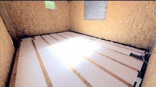Утепляем бетонный пол: технология ремонта