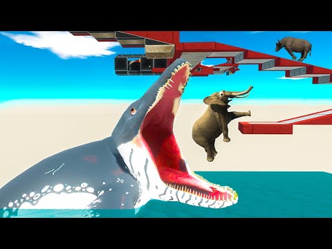 DodgE the TraPs in ZigZag PatH- Animal Revolt Battle Simulator