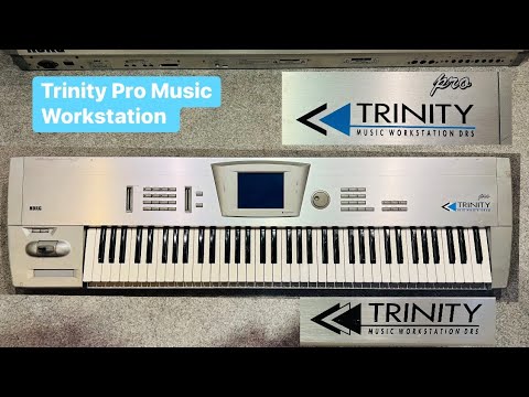 Korg Trinity V3 Pro 76-Key 32-Voice Polyphonic Workstation 1998 - Silver image 8