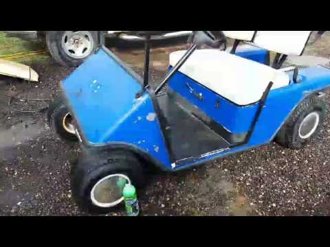 Part of a video titled How to use Tire Slime to fix a Golf Cart Tire - YouTube