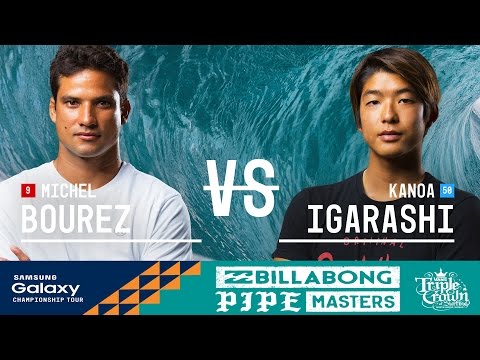 Michel Bourez vs. Kanoa Igarashi - Billabong Pipe Masters 2016 Final