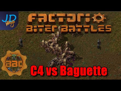 Factorio PvP Biter Battles ⚙️ BBChampions ⚙️ C4 vs Baguette