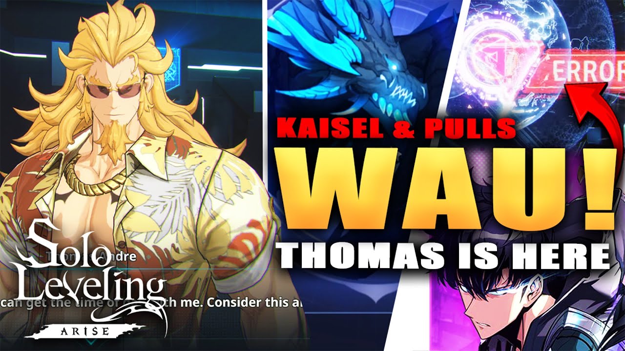 THOMAS ANDRE IS IN GAME!!!!! SHADOW KAISEL WORTH IT & UNBELIEVABLE SUMMONS!!!! (Solo Leveling Arise)