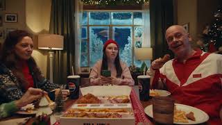 KFC Woman enters the house hearing Kentucky Fried Chicken