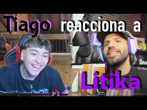 TIAGO PZK REACCIONA a LITIKA😂KUN AGUERO