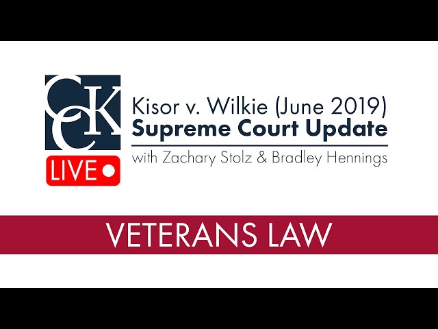 Kisor v. Wilkie: Supreme Court Update (June 2019)