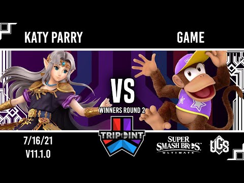 Tripoint Smash 105 - Winners Round 2 - Katy Parry(Zelda) Vs. GAME(Diddy Kong)