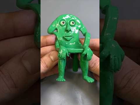 I made Ker Ker Kar Ker Kur Brainrot meme #clay #sculpting #clayart #brainrotmeme #plasticine